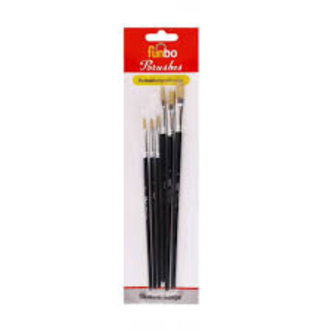 Funbo Brush Oil Col Shrt Flt Set#2